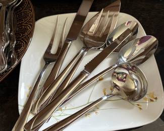 Lenox serving pieces - 18/10 stainless