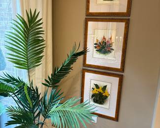 Botanical prints - set of 6 available