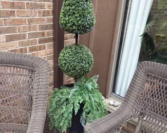 All season Topiaries - set of 2