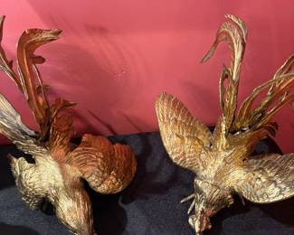 Brass roosters