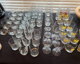 U of M glasses and everyday glassware