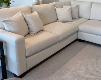 Another view of the James Burton sectional - like new - less than 1 year old
