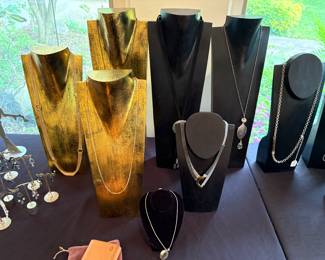 Sampling of necklaces at the sale