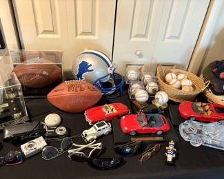 Maui Jim sunglasses, die-cast and glass cars and MORE! 