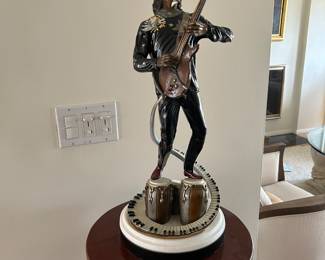"Viva Santana" Carlos Santa bronze signed by Paul Wenger #13/1751