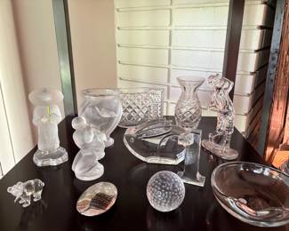 Lalique, Baccarat, Waterford, Orrefors and MORE!