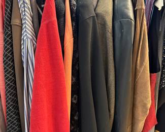 Jackets and leather coats