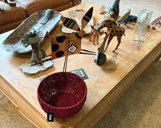 Antique Dough Bowl, art and sculptures