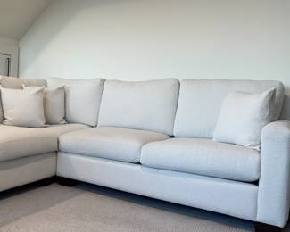 James Burton sectional - like new - less than 1 year old