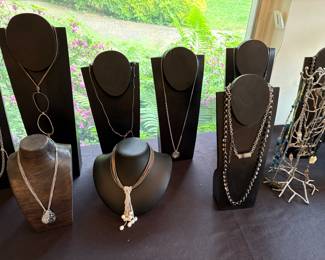 Sampling of necklaces at the sale