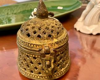 wonderful little antique incense burner