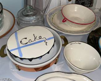 Serving Platters, Trays, Plates, Bowls, Etc.