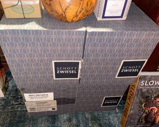 Boxed Schott Zwiesel Glassware
