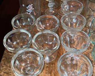 Clear Ice Cream Sundae Cups
