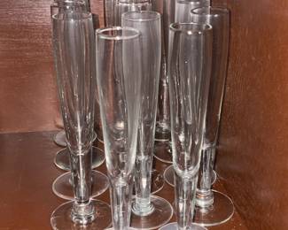 Assorted Clear Glassware