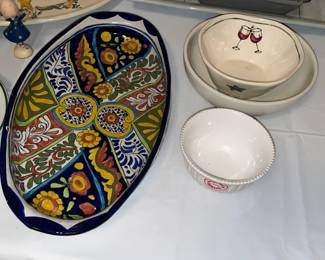 Serving Platters, Trays, Plates, Bowls, Etc.