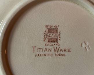 Titian Ware China Plates