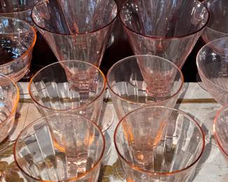 Pink Depression Glasses