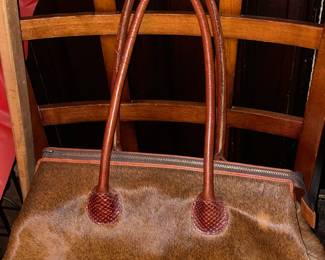 Genuine Cow Hide Purse By Pierre Laborde