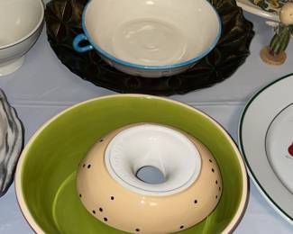 Serving Platters, Trays, Plates, Bowls, Etc.