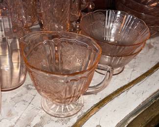 Pink Depression Glassware