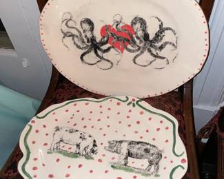 Handmade Pottery Serving Platters