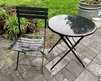 Folding Garden Table & Chair Set