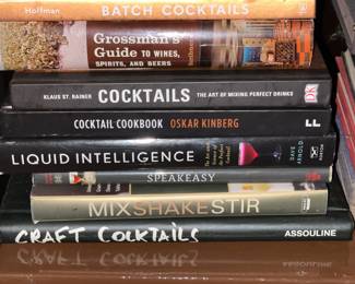 Cocktail/Mixology/Bar Books
