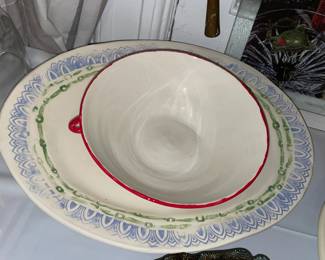 Serving Platters, Trays, Plates, Bowls, Etc.