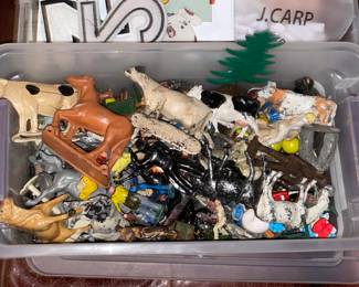 Vintage Diecast Metal Figurines