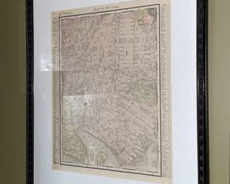 Framed Map