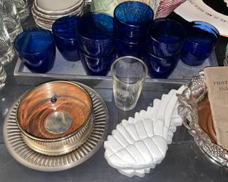 Blue Glassware