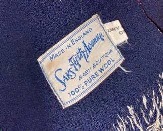 Vintage Blankets (Saks 5th Ave, Etc.)