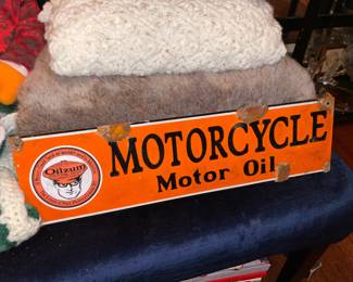 Oilzum Motorcycle Motor Oil Sign