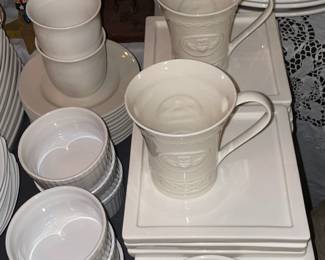 Assorted White China Plates & Rammekins