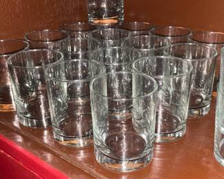 Assorted Clear Glassware