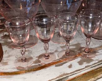 Pink Depression Glasses