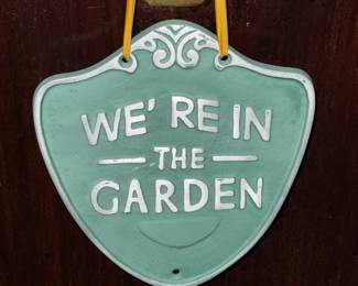 Hanging Garden Plaque