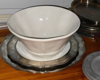 Serving Platters, Trays, Plates, Bowls, Etc.