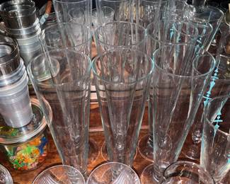 Assorted Clear Glasses