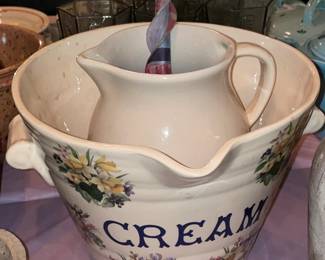 Oversized Antique "Cream" Pitcher