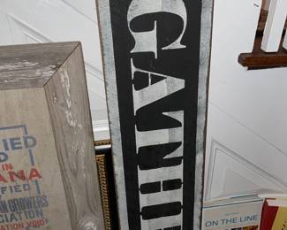 Gather Wooden Sign