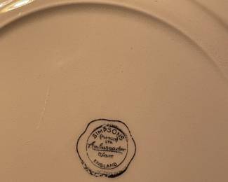"Hampton Court" China Plates