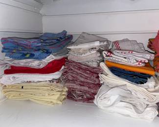 Linen Closet (Towels, Napkins, Tablecloths, Other Assorted Linen, Etc.)