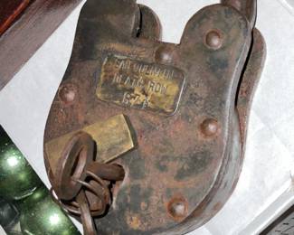 Antique Lock W/ Keys