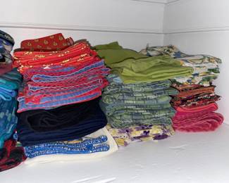Linen Closet (Towels, Napkins, Tablecloths, Other Assorted Linen, Etc.)