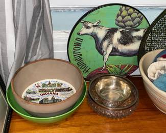 Homegrown Cow Lazy Susan Tray