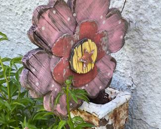 Wooden Garden Flower