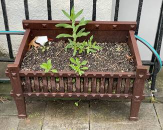 Cast Iron Fireplace Insert/Planter