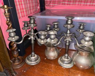 Silver Plated Candelabras
